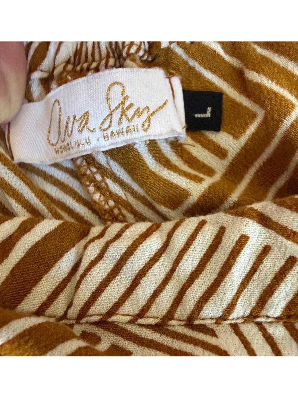 Ava Sky Pants Pallazo Slit L